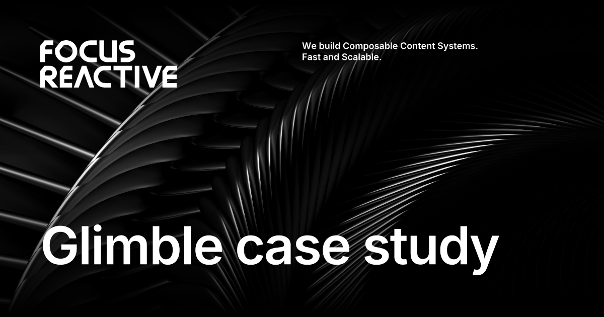 Glimble case study | FocusReactive